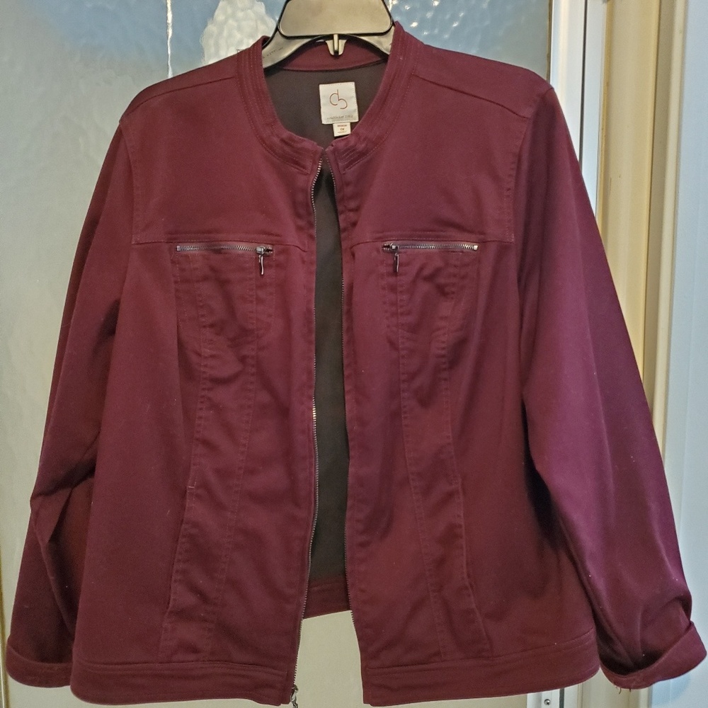 Dress Barn women's 1x  moto style jacket